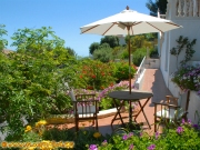 terrace of the apartment